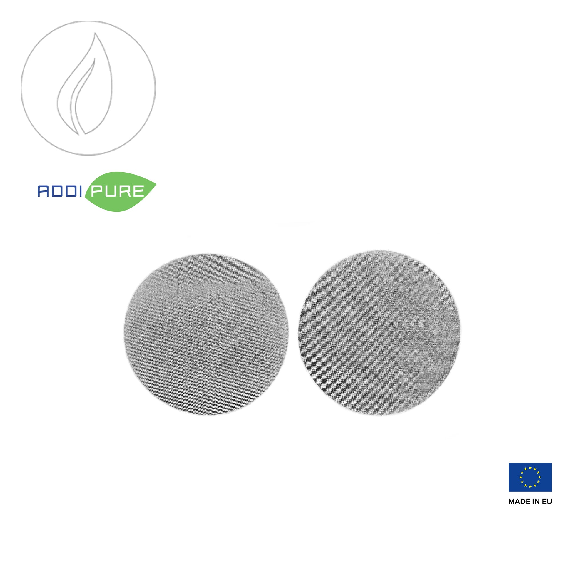 ADDIPURE DXQ fine mesh satinless steel filter 50mm 2pcs