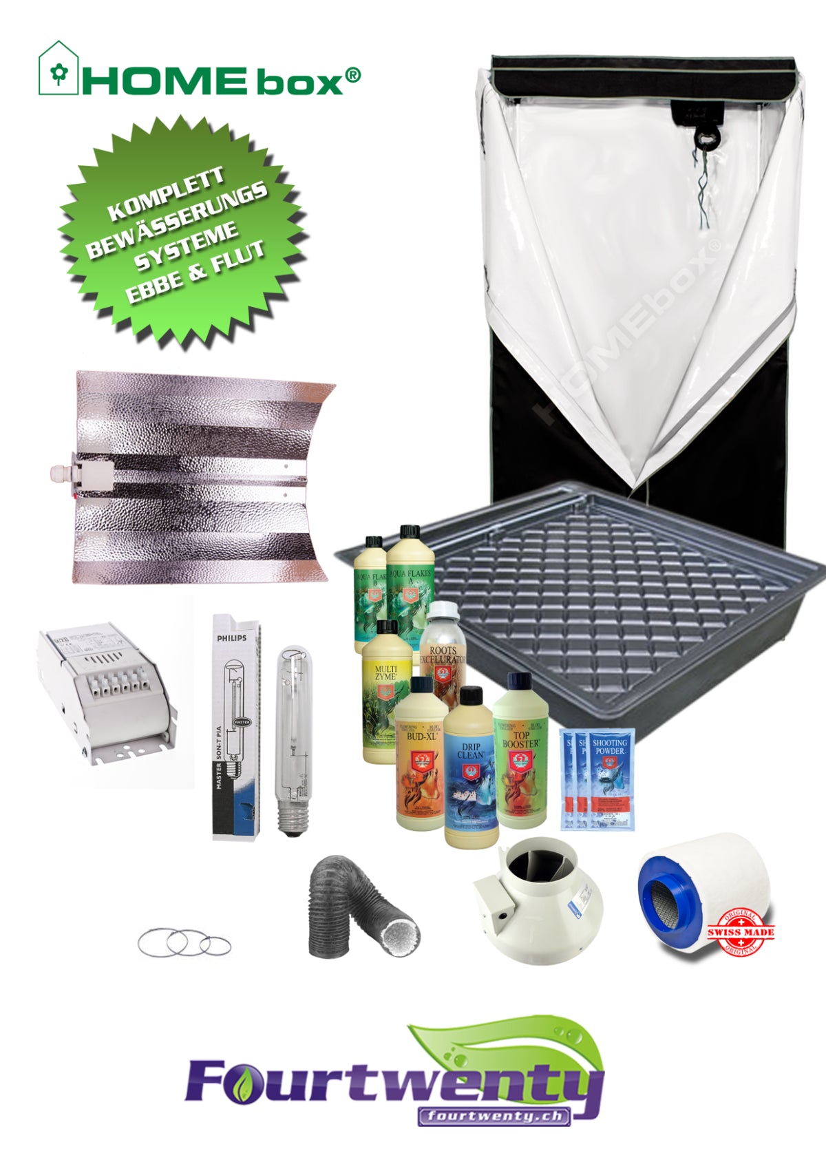 Komplettsystem Homebox XL 600W NFT