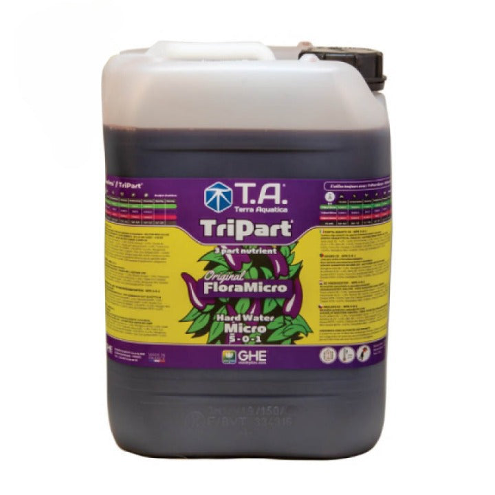 Terra Aquatica TriPart / GHE  Flora Micro Hardwater 10L