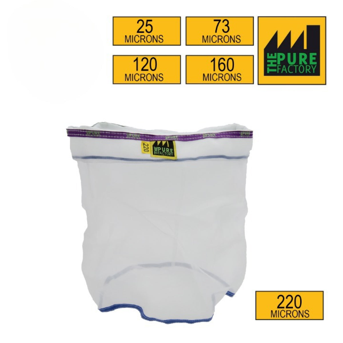 Pure Factory Icer Extraction Bag Todomalla Set 220mc 160mc 120mc 73mc 25mc