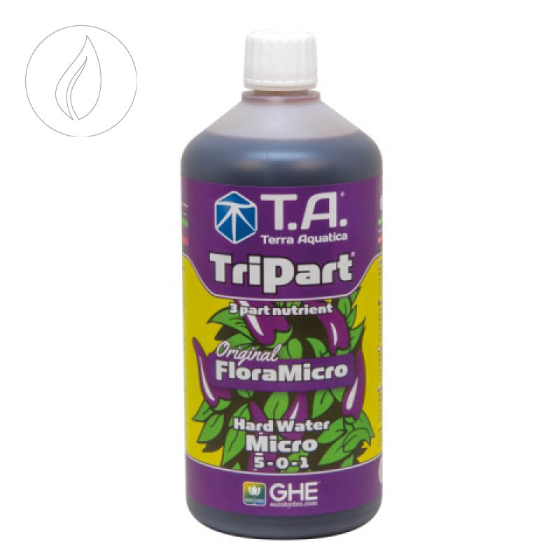 Terra Aquatica TriPart Flora / GHE Micro Hardwater 1L