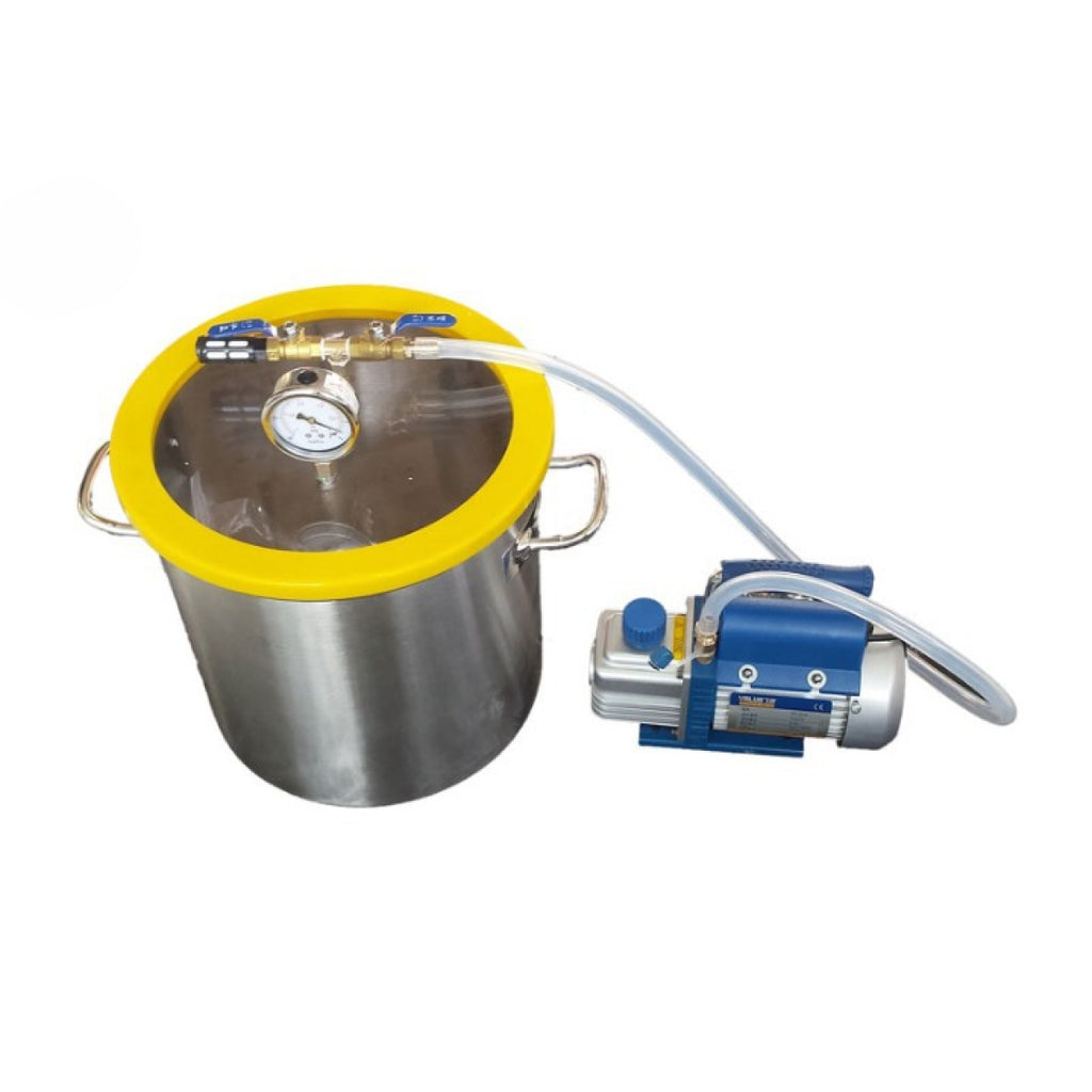 Vakuumkammer 5,5 Gallon mit Vakuumpumpe 2.5CFM