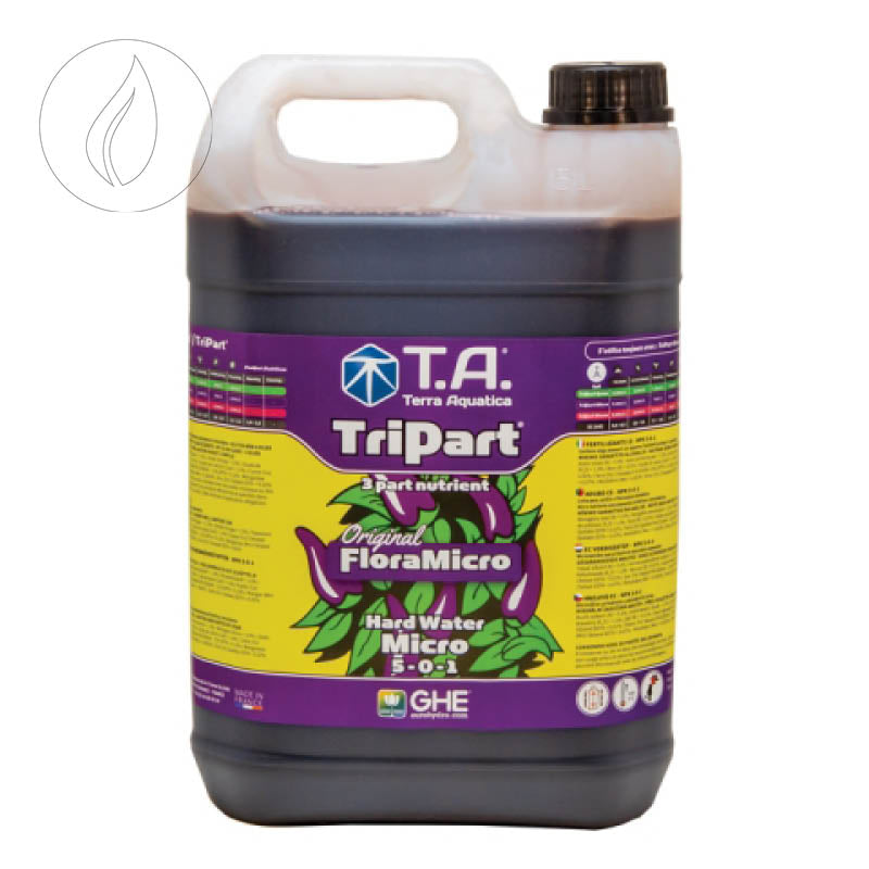 Terra Aquatica TriPart / GHE  FloraMicro Hardwater 5L
