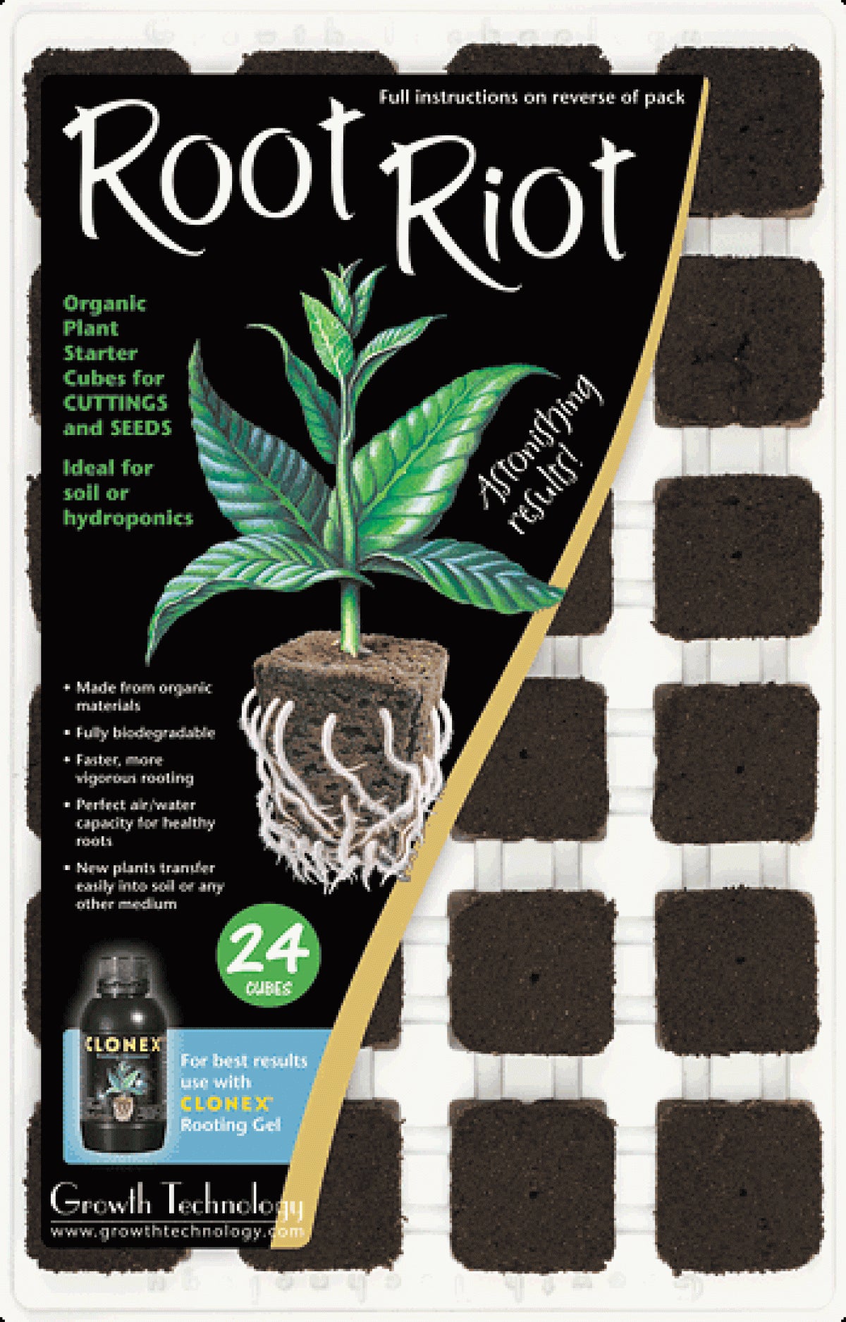 Root Riot Tray 24 Cubes