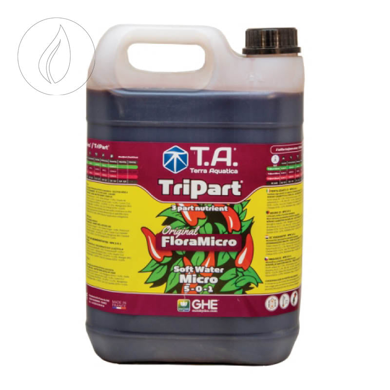 Terra Aquatica TriPart Flora / GHE Micro Softwater 5L