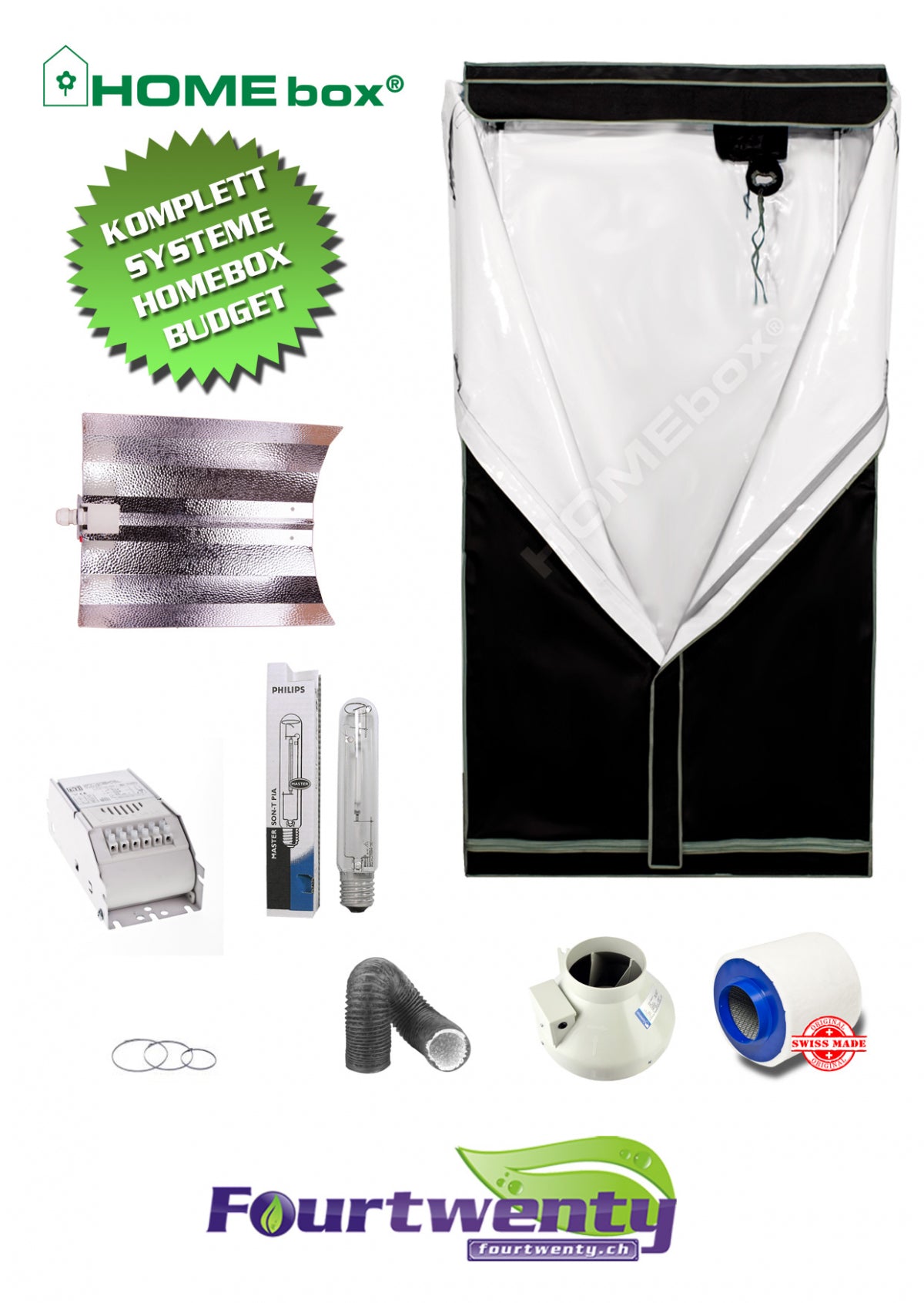 Komplettsystem Homebox Evolution Q100 400W Budget
