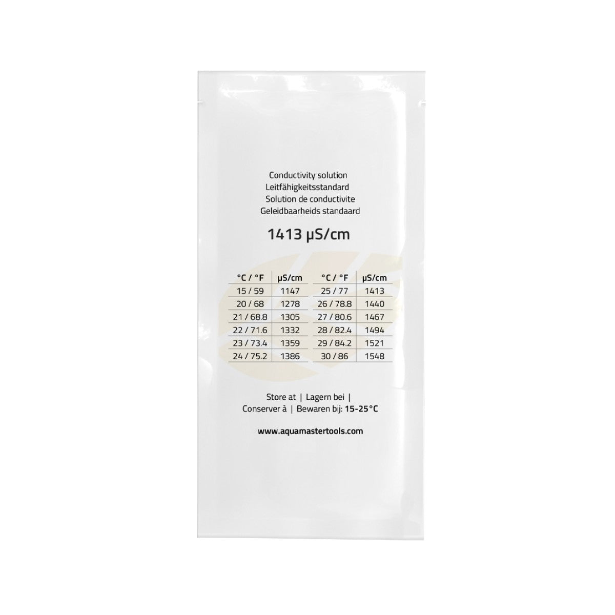 Aquamaster Tools EC1413 Calibration Solution 20 ml Bag