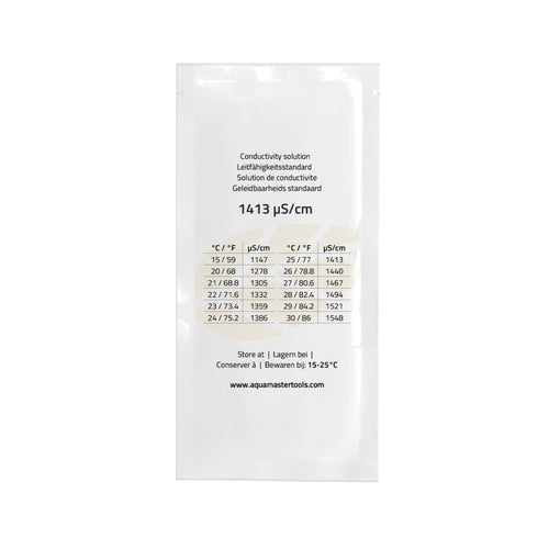 Aquamaster Tools EC1413 Calibration Solution 20 ml Bag