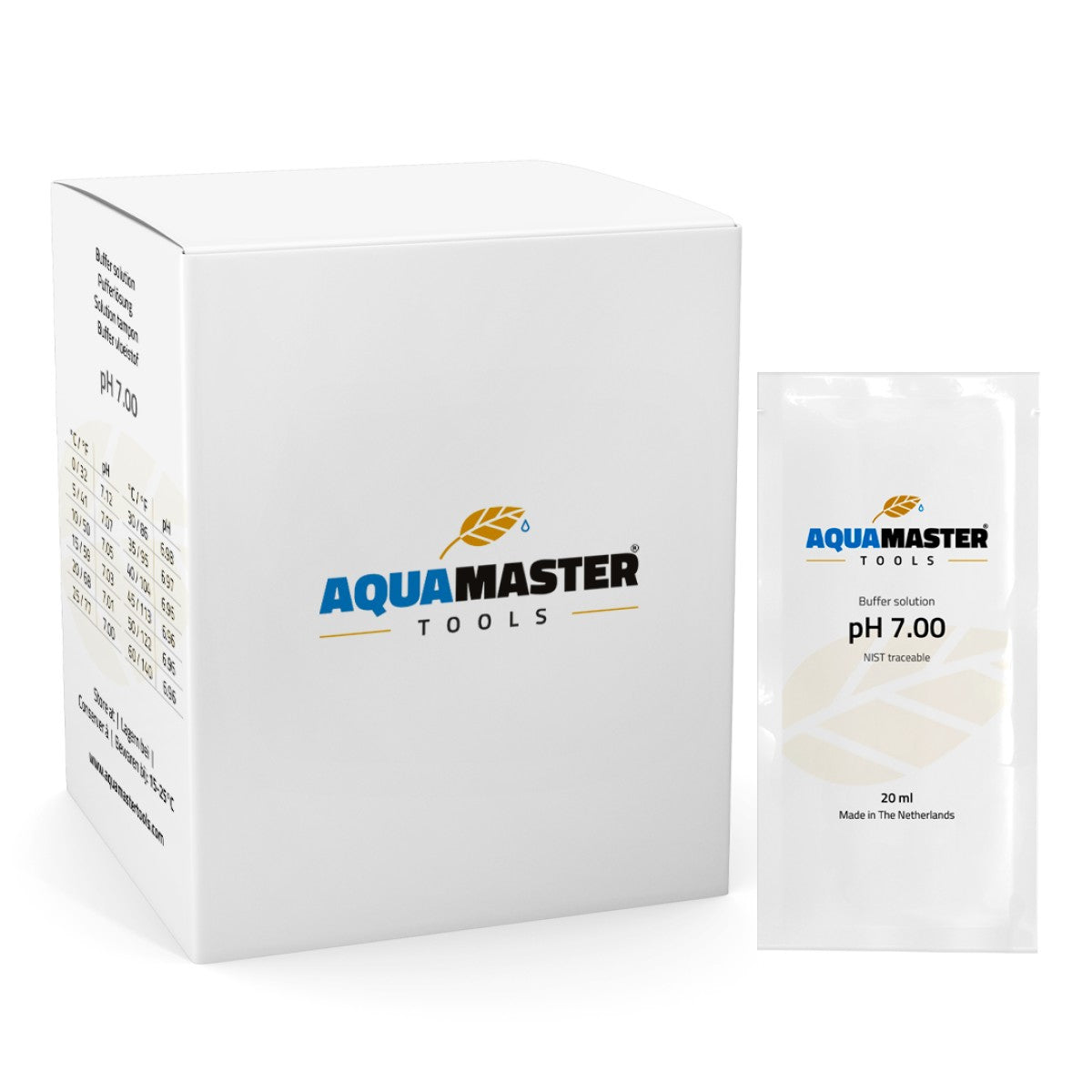 Aquamaster Tools pH 7.00 Calibration Solution 20ml Bag 25pcs