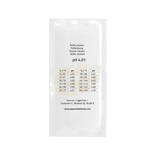 Aquamaster Tools pH 4.01 Calibration Solution 20ml Bag