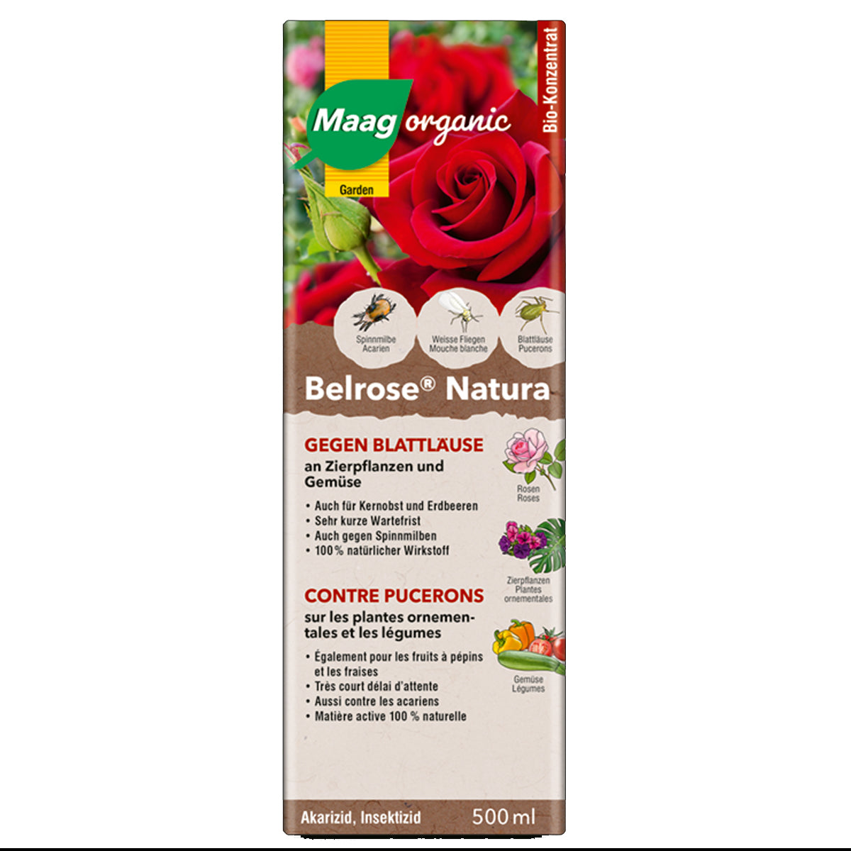 Maag Belrose® Natura
Akarizid, Insektizid