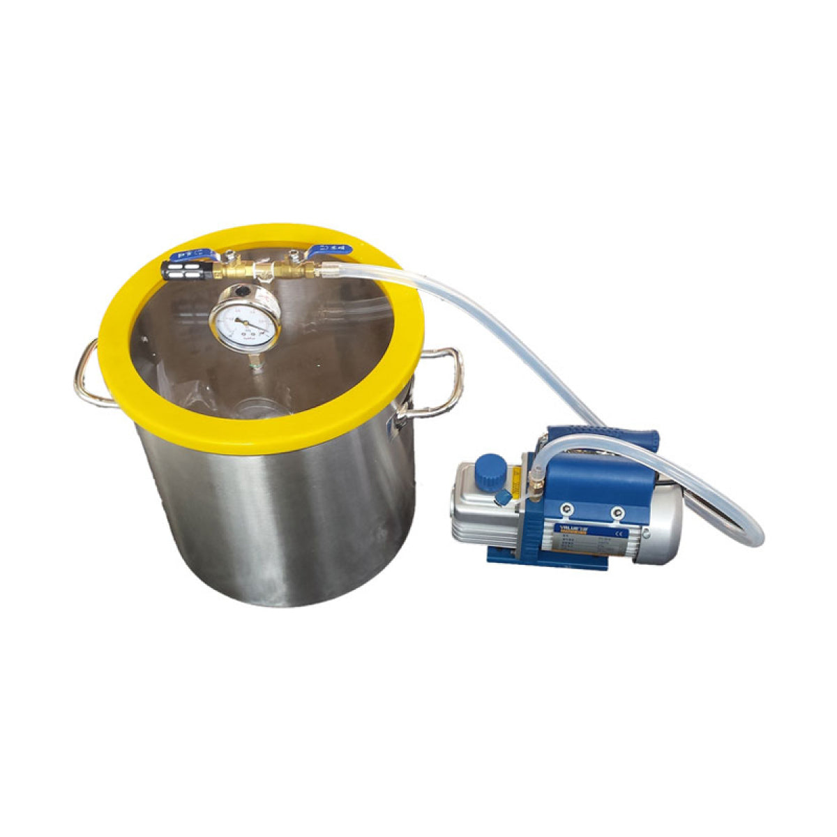 Vakuumkammer 5,5 Gallon mit Vakuumpumpe 6CFM