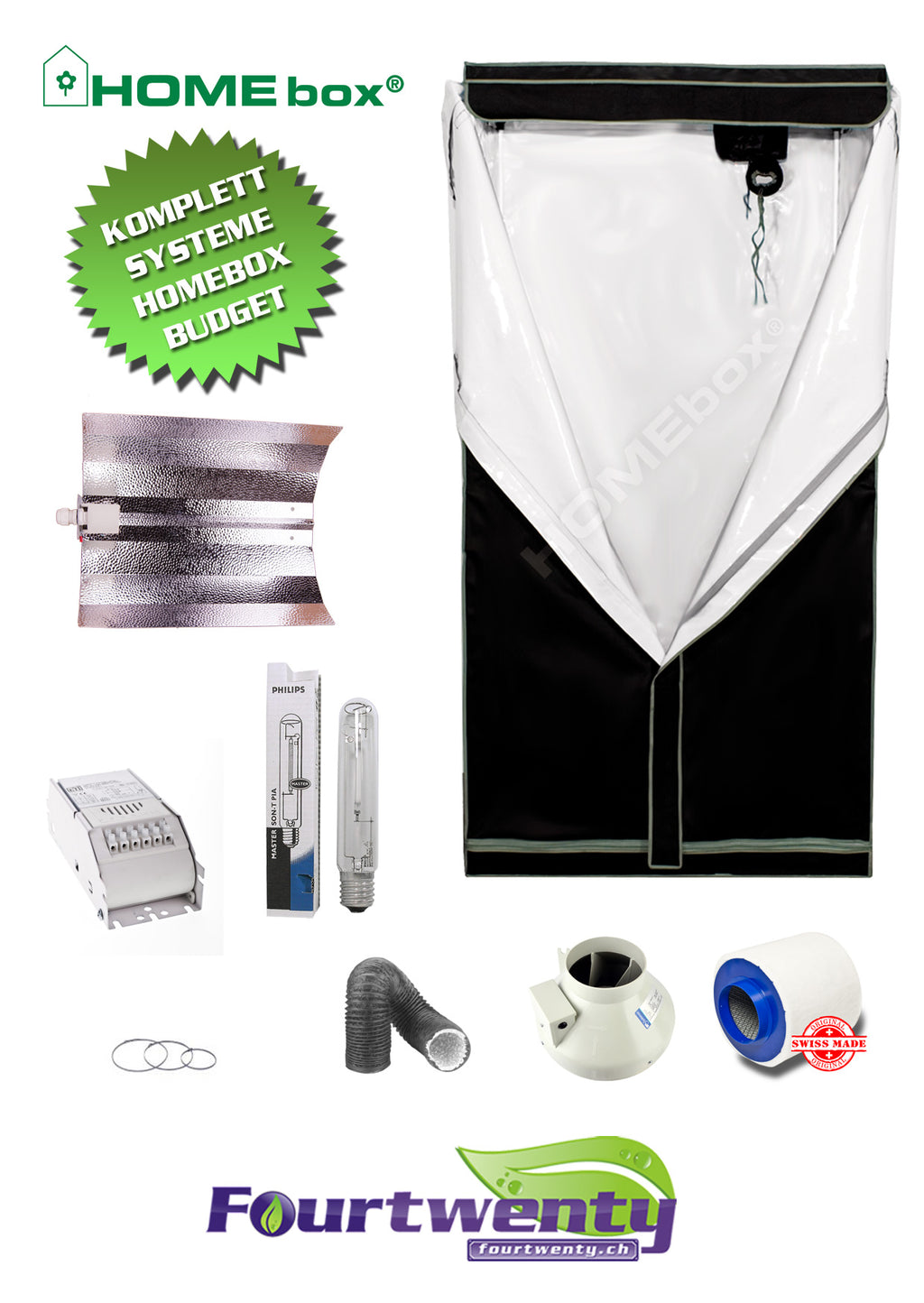 Komplettsystem Homebox Evolution Q60 250W Budget