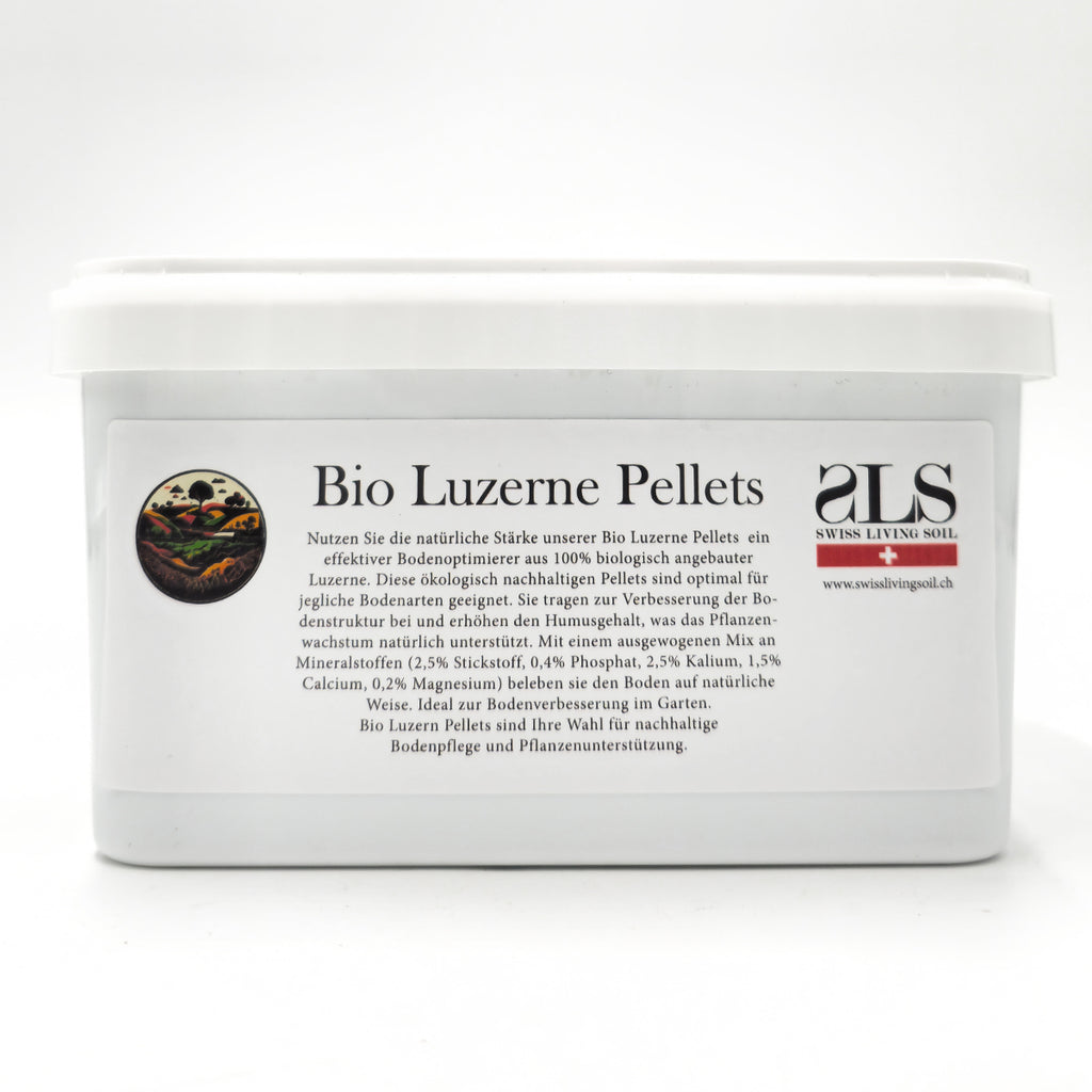 Swiss Living Soil Bio Luzerne Pellets 1.5kg