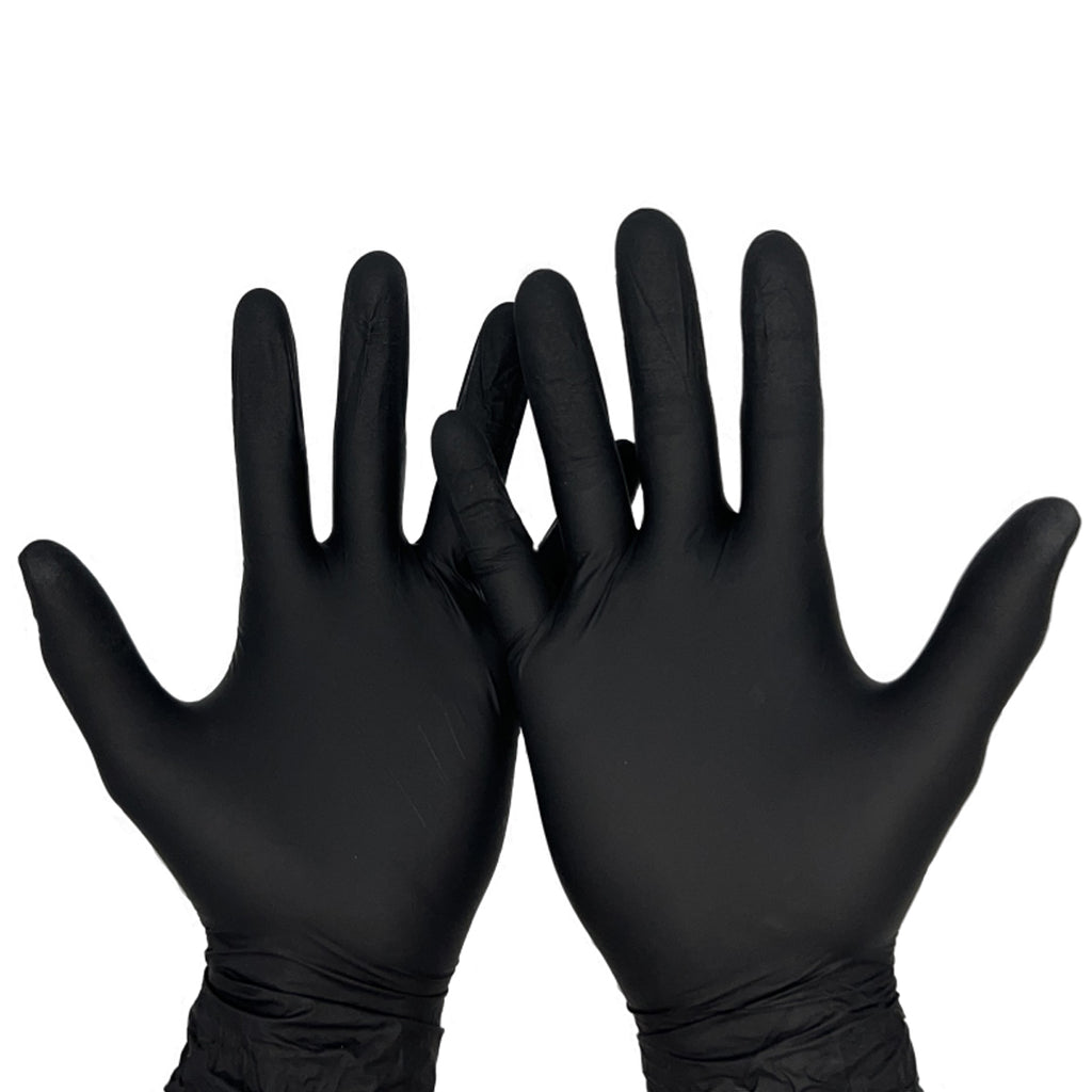 Platinum Horticulture Nitrile Gloves Black L 100pcs