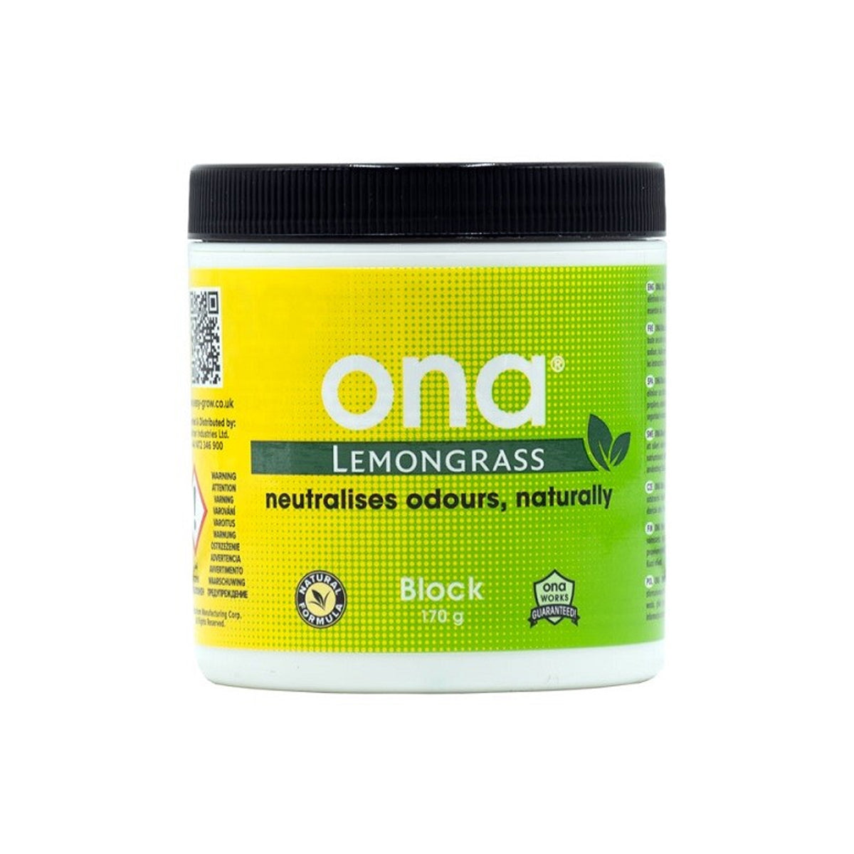 ONA Block Lemongrass 170g