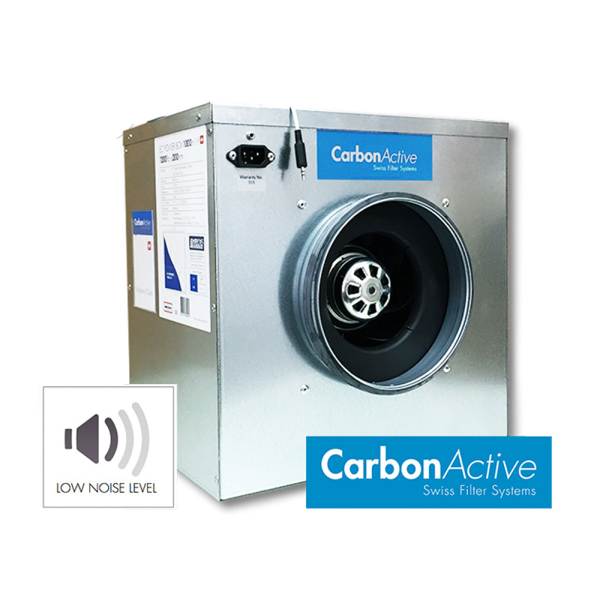 Carbon Active EC Silentbox 280m3/h 125mm
