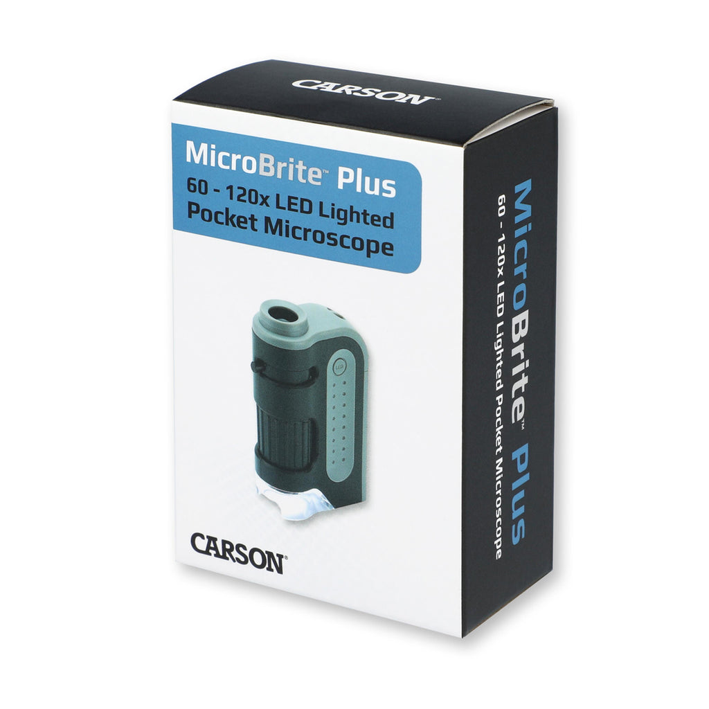 Carson MicroBrite Plus 60-120x LED Lighted Pocket Microscope