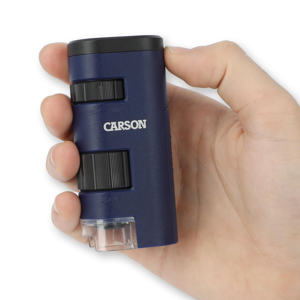 Carson Pocket Micro 20x-60x LED Lighted Zoom Microscope