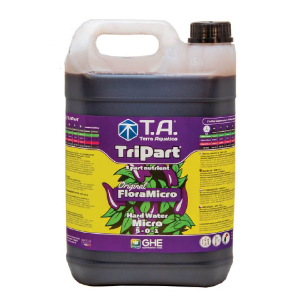 Terra Aquatica TriPart / GHE  FloraMicro Hardwater 5L