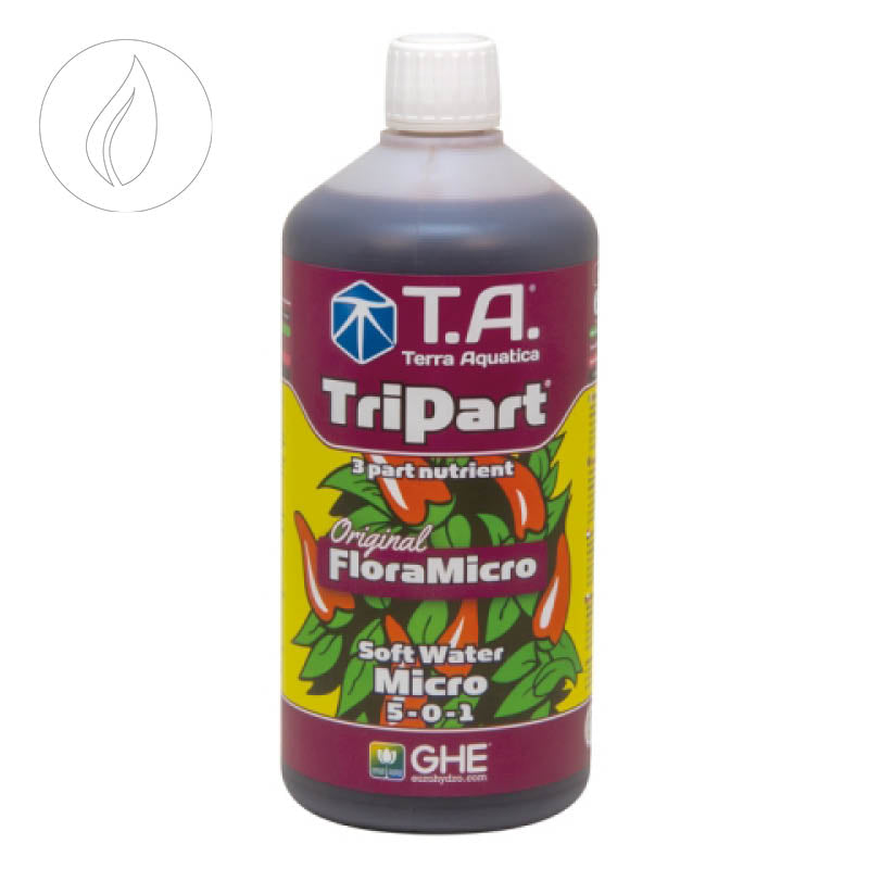 Terra Aquatica TriPart Flora / GHE Micro Softwater 1L