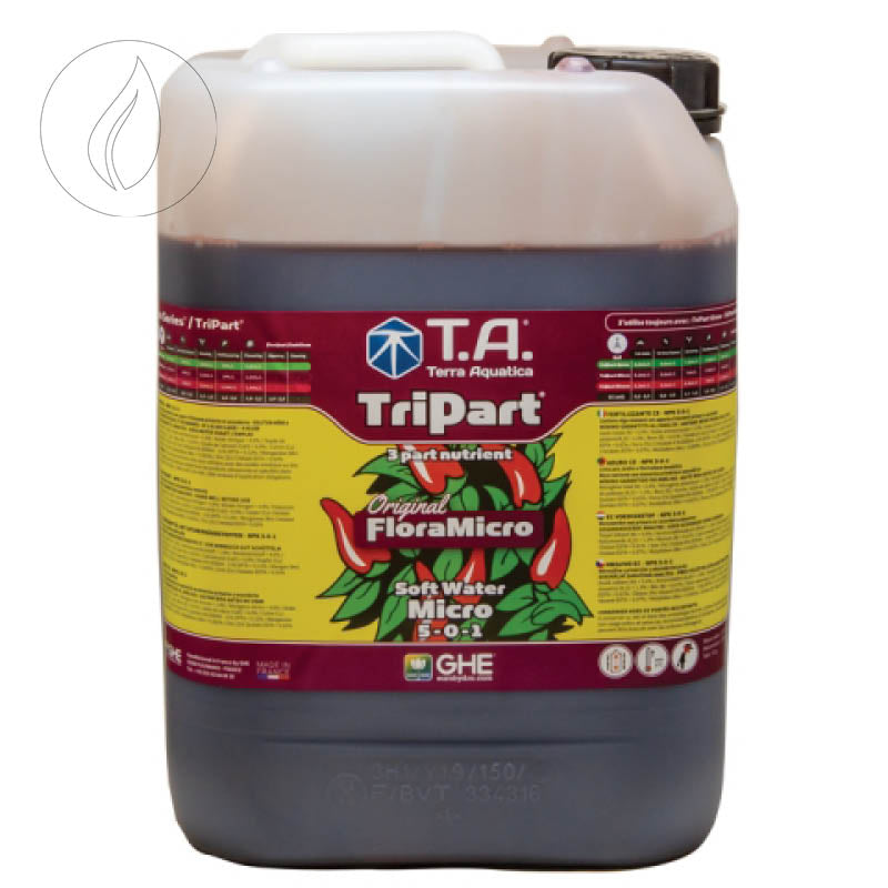 Terra Aquatica TriPart Flora/ GHE Micro Softwater 10L