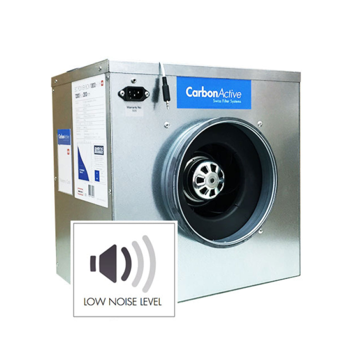 Carbon Active EC Silentbox 1500m3/h 250mm
