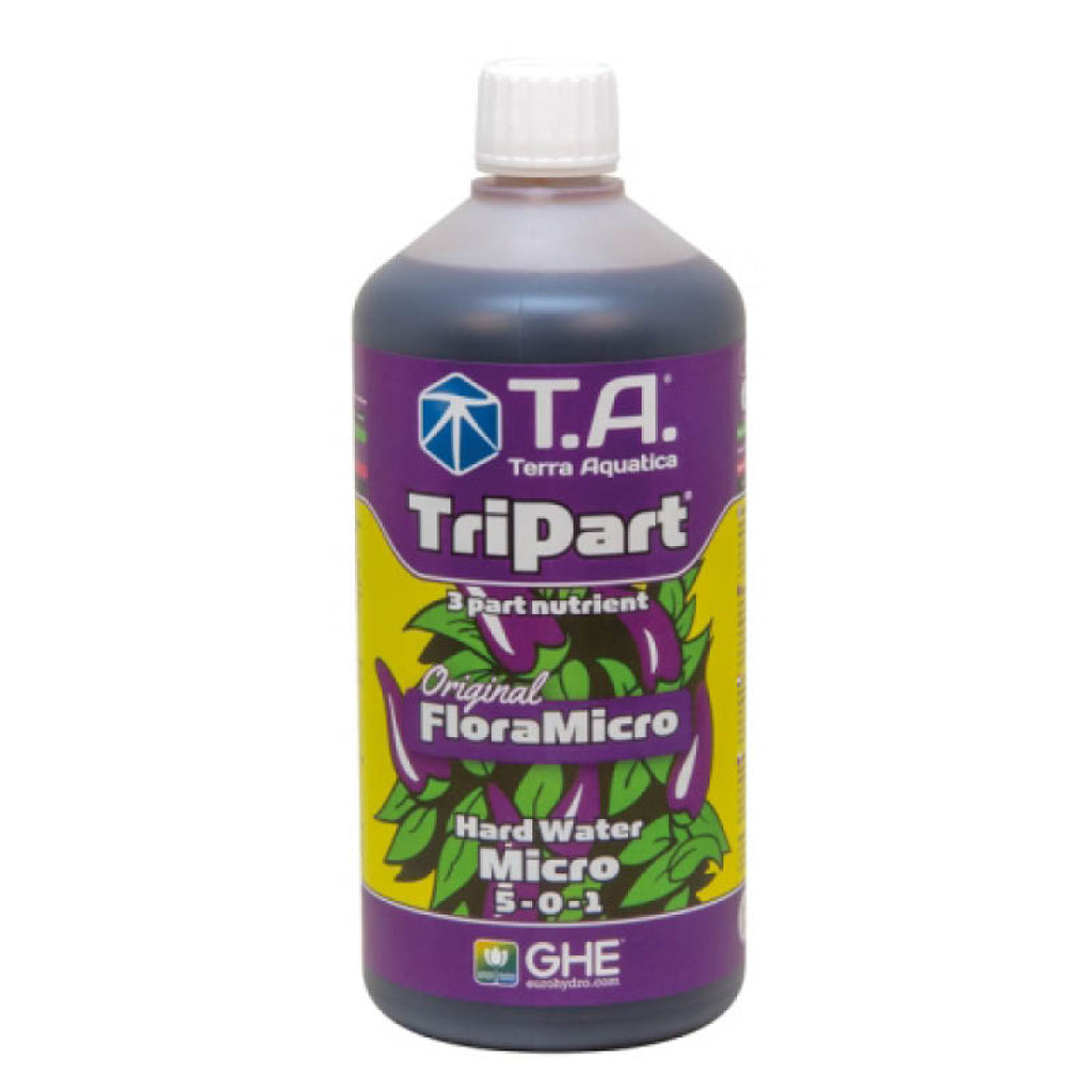 Terra Aquatica TriPart Flora / GHE Micro Hardwater 1L