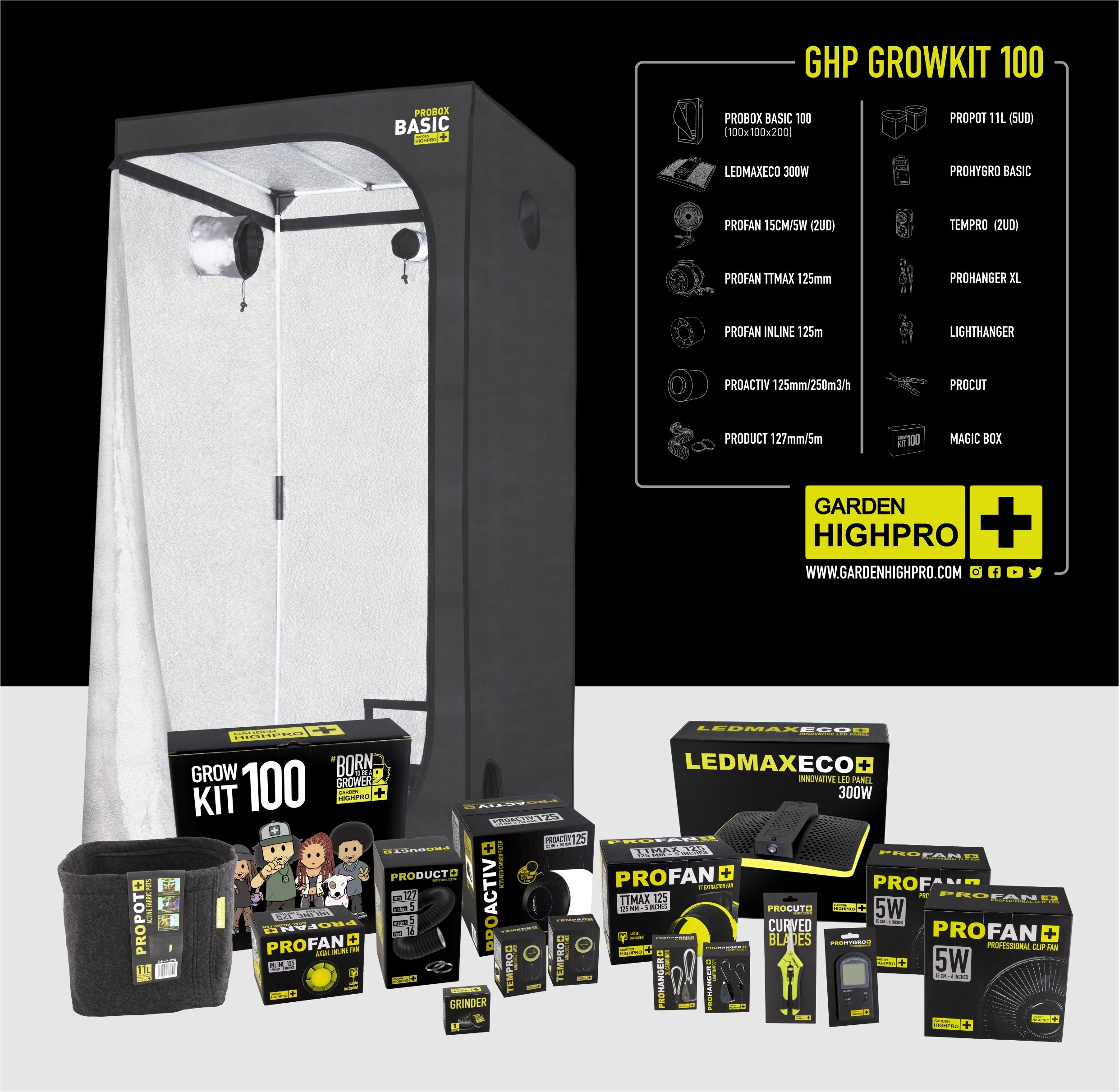 Garden High Pro Grow Kit 100