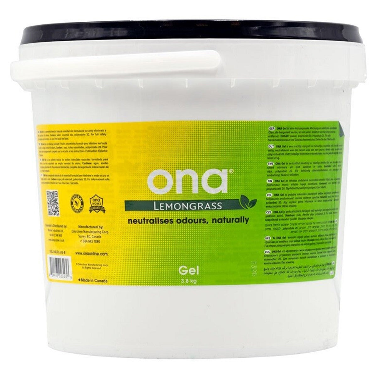 ONA Gel Lemongrass 4L / 3.8kg