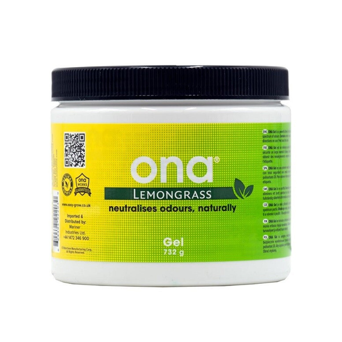 ONA Gel Lemongrass 1L / 732g