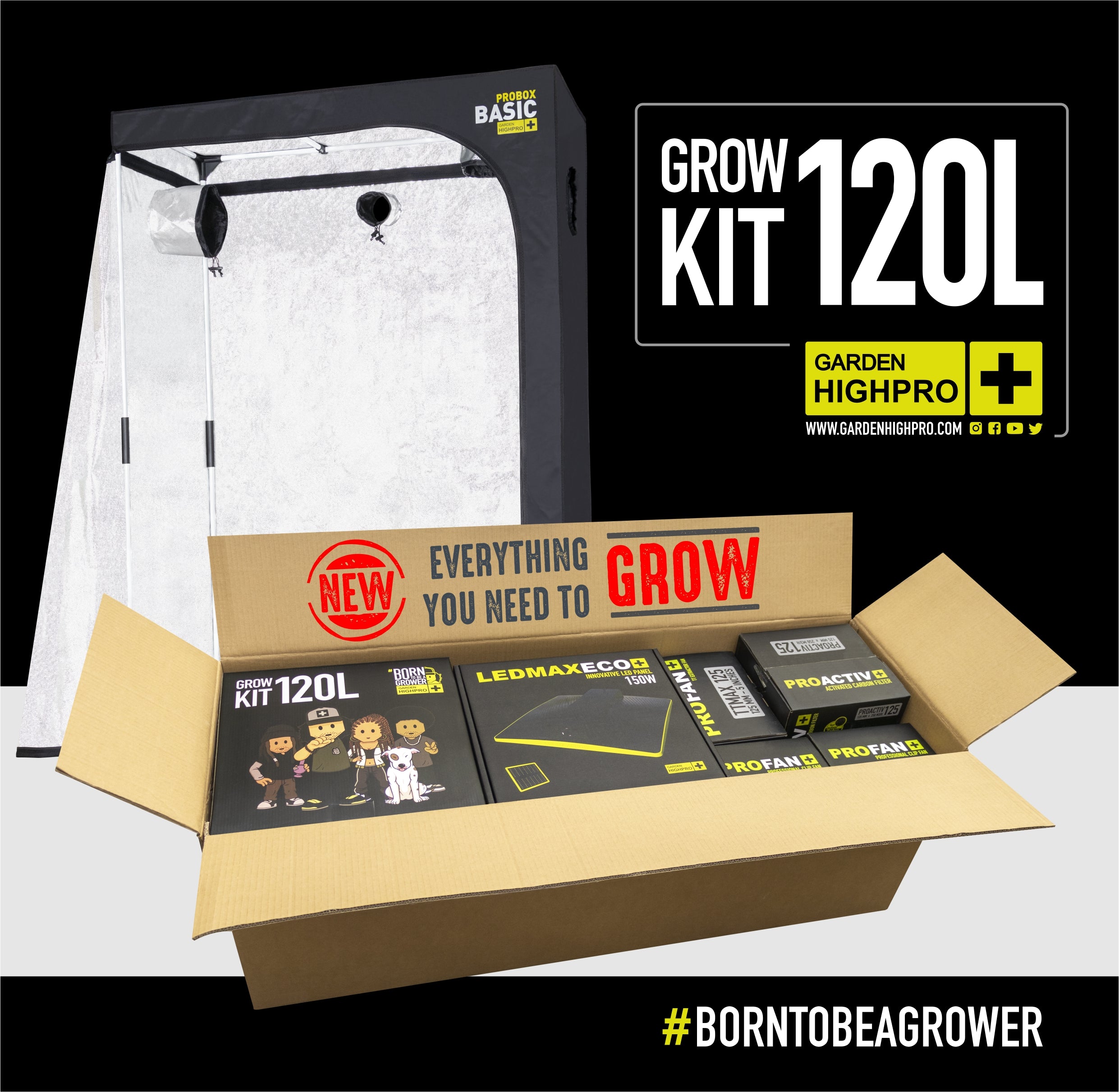 Garden High Pro Grow Kit 120L