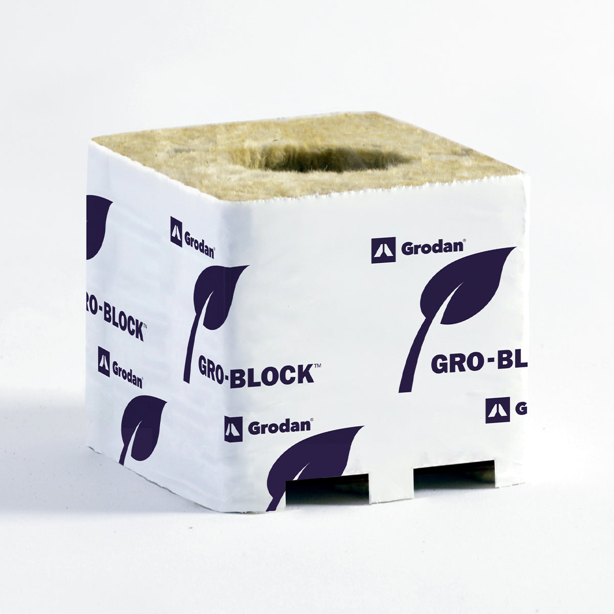 Grodan GRO-Block Improved 4 75 x 75 x 65mm Hole Mid 27mm