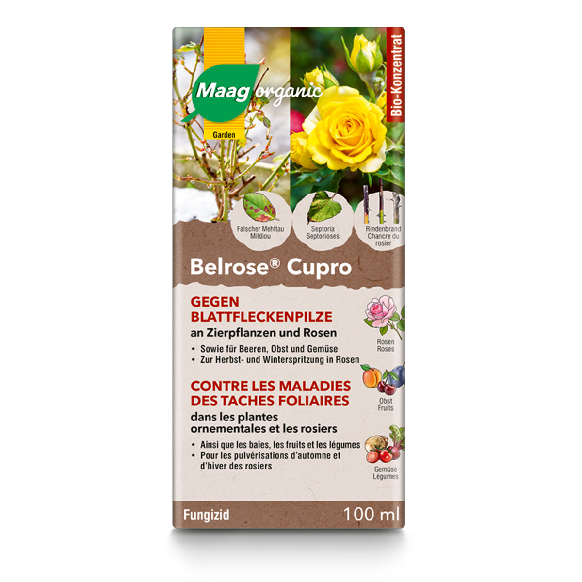 Maag Belrose® Cupro gegen Blattfleckenpilze