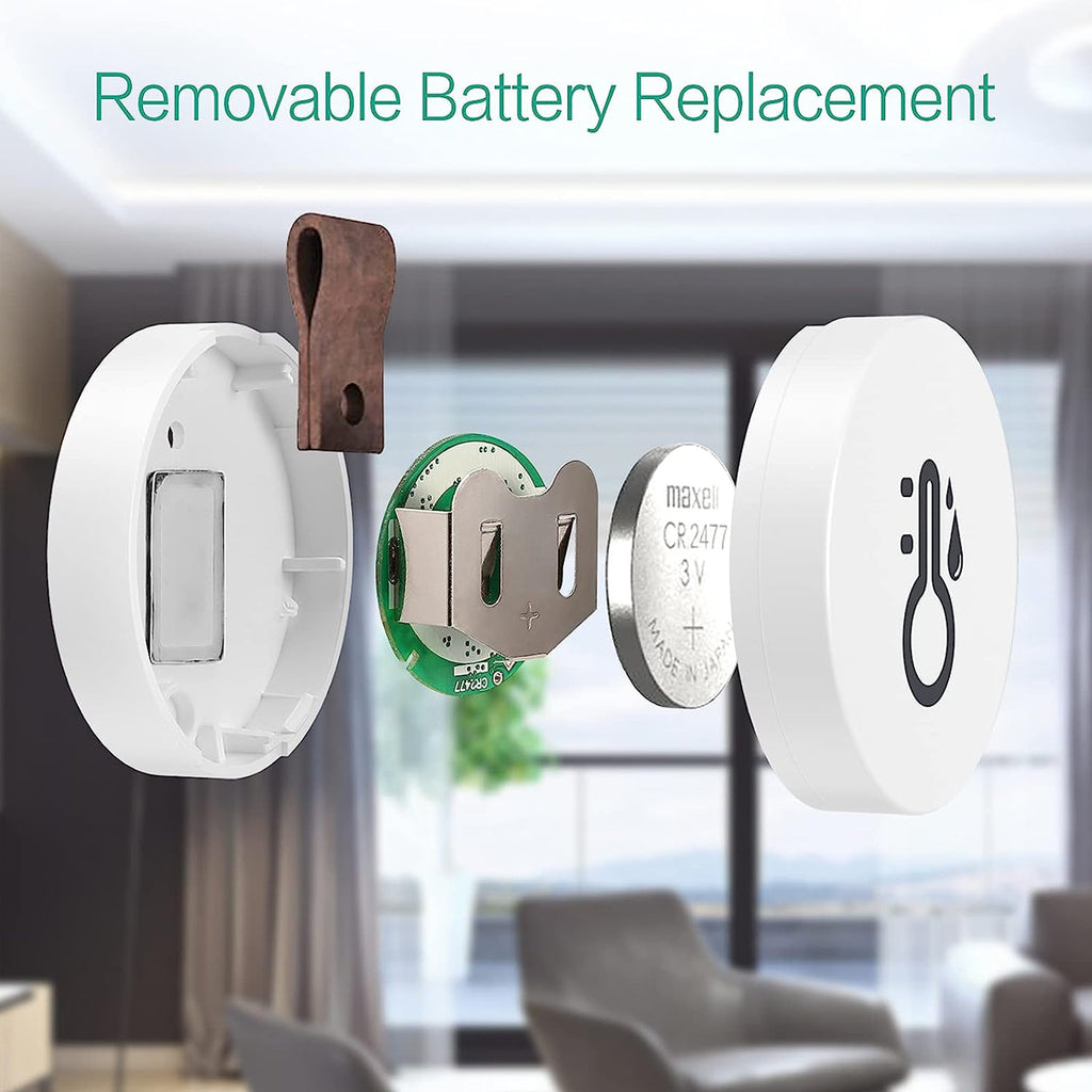 ORIA Wireless Thermometer Hygrometer Mini Wireless Humidity Temperature Sensor