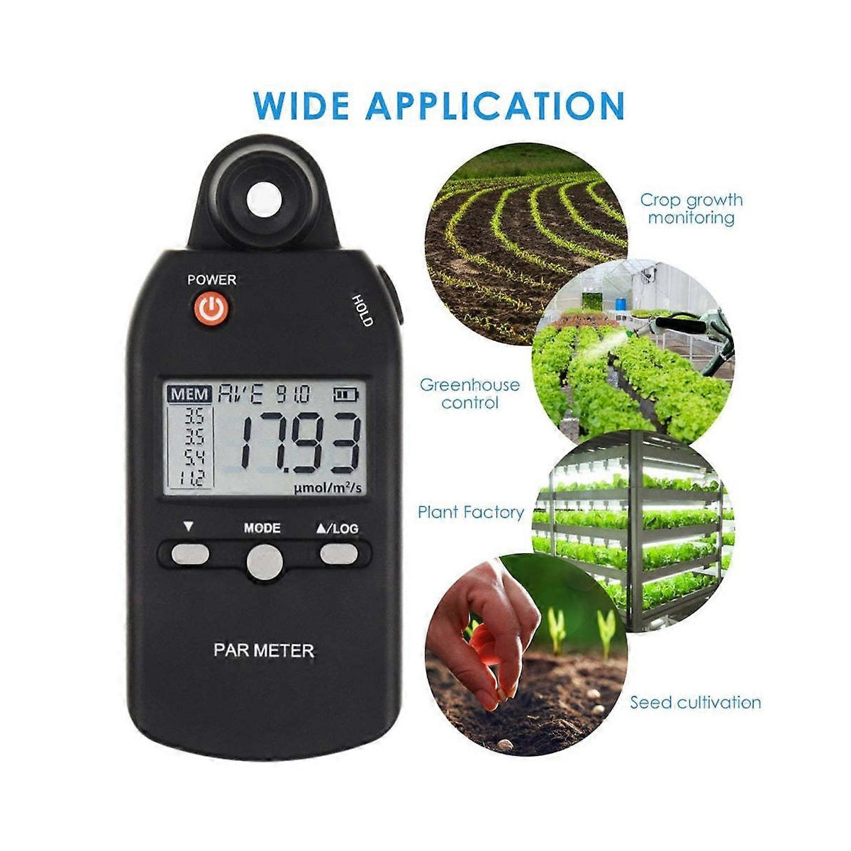 Quantum Par Meter 0-5000 μmol/m²/sec