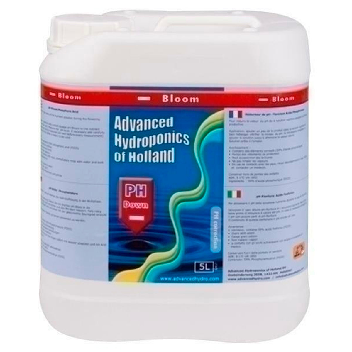Advanced Hydroponics PH- Down Bloom 5L