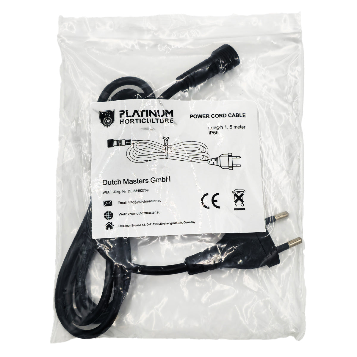 Platinum Horticulture Clone LED Power Cable