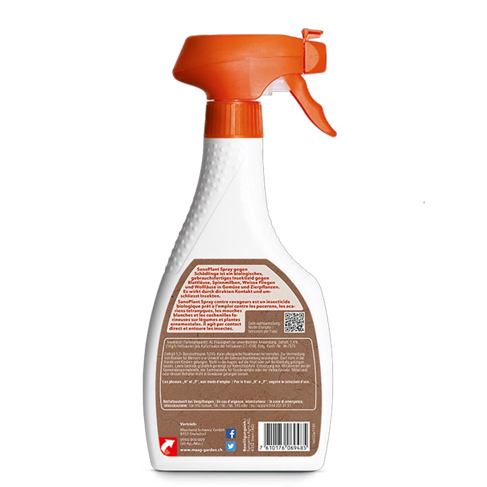 SanoPlant Ready to Use Bio Spritzmittel gegen Schädlinge 500ml