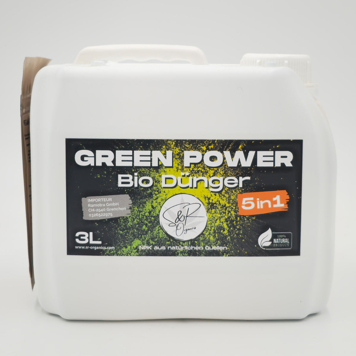 SR Organics Green Power 3l + Vegan Phosphor Boost Bag 30g